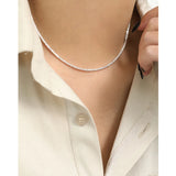 S925 Sterling Silver Starlight Clavicle Chain Necklace