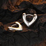 F.I.N.S V-Shaped Retro S925 Silver Earrings Piercing Jewelry