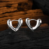 F.I.N.S V-Shaped Retro S925 Silver Earrings Piercing Jewelry