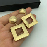 Punk Square Geo Chunky Earrings Ladies Club Show Earring