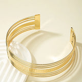 Chunky Metal Torques Choker Necklace for Women