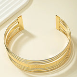 Chunky Metal Torques Choker Necklace for Women