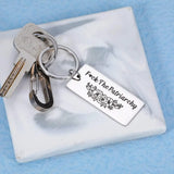 F**k The Patriarchy Keychain Inspirational Gift Women Feminist