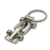 F1 Racing Keychain Silver Key Buckle Car Key Chain Men's Jewelry