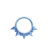 F136 Titanium Gothic Nose Piercing 14G 16G Pointed Cone Ring Cartilage