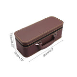 Small PU Leather Travel Organiser Portable Jewelry Organizer