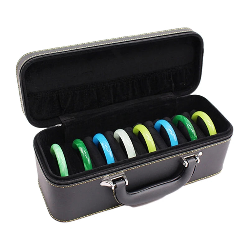Small PU Leather Travel Organiser Portable Jewelry Organizer