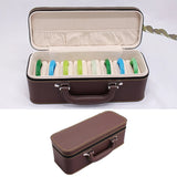Small PU Leather Travel Organiser Portable Jewelry Organizer
