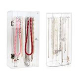 Acrylic Jewelry Display Case with Stainless Steel Hinge