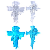 F19D 2Pcs Wall Hanging Semi-stereoscopic Moulds for Home Decor