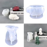 Dog Cattle Shape Silicone Candle Mold for Craft Art