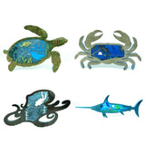 F19D 3D Crystal Crab Octopus Silicone Mold for Resin DIY Crafts