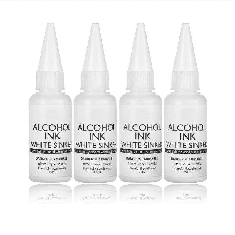 White Pigment Ink Set for Resin Art & Tumblers