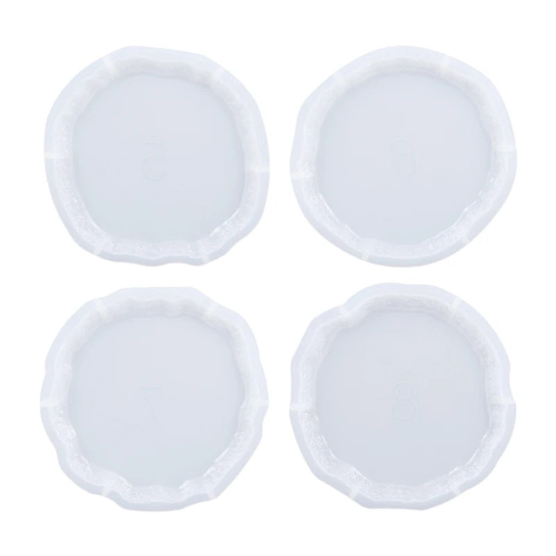 Irregular Coaster Silicone Mold Geometric Epoxy Mold for Resin Casting