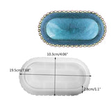Silicone Bead Dish Mold Epoxy Coaster Resin Casting DIY Storage Box