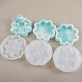F19D Bear Flower Box Resin Mold Silicone Storage Jewelry Box Mold