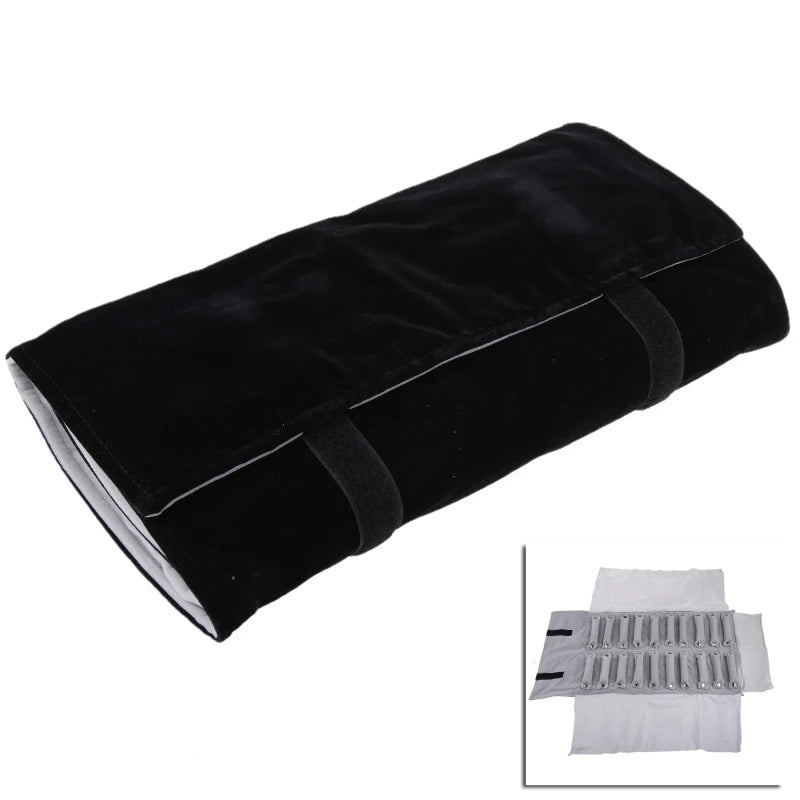 Jewelry Travel Organizer Roll Up Pouch for Women