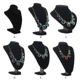 Flannel Necklace Small Stand Display Jewelry Organizer
