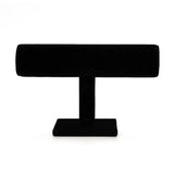 F19D T-Bar Suede Jewelry Display Stand Bracelet Necklace Holder