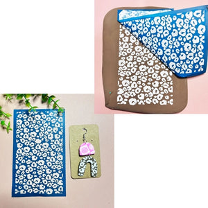 Clay Screen Printing Template 5Pcs - Reusable Kits for Clay Earrings