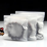 Clear Jewelry Bag Zip Closure Pouch Resealable Zipper Plastic Grip Seal Pack