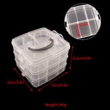 F19D Desktop Jewelry Organizer Holder Earring Bin Organizer