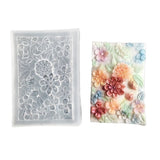 F19D Epoxy Flower Pendant Silicone Mold for Crafts