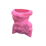F19D Flower Pot Silicone Molds Concrete Gypsum Mold