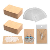 Earring Holder Cards with Hanging Hole and Ear Plugs Set