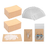 Earring Holder Cards with Hanging Hole and Ear Plugs Set