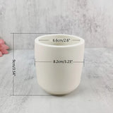 Silicone Mold for Flower Pot Plaster Succulent Planter DIY Holder
