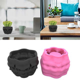 F19D Flowerpot Silicone Mold Pen Holder Epoxy Resin DIY Tools