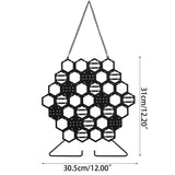 Iron Mesh Honeycomb Wall Hanging Jewelry Display Stand