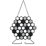 Iron Mesh Honeycomb Wall Hanging Jewelry Display Stand
