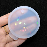 F19D Circle Silicone Mold for Epoxy Casting DIY Pendant Charms