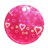 F19D Circle Silicone Mold for Epoxy Casting DIY Pendant Charms