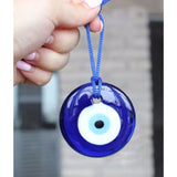F19D Greek Evil Eye Charm Pendant Glass Car Home Amulet