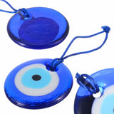 F19D Greek Evil Eye Charm Pendant Glass Car Home Amulet