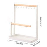 F19D 2-Tier Sunglasses Display Stand Jewelry Eyewear Holder