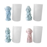 F19D Mold Girls Epoxy Resin Casting Mold for DIY Decor