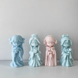 F19D Mold Girls Epoxy Resin Casting Mold for DIY Decor