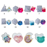F19D Dice Mold Fillet Multi-spec Game Quicksand Dessert DIY Epoxy