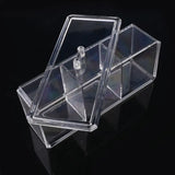 Makeup Cotton Pad Storage Box for Cosmetics Jewelry Bathroom Organizer