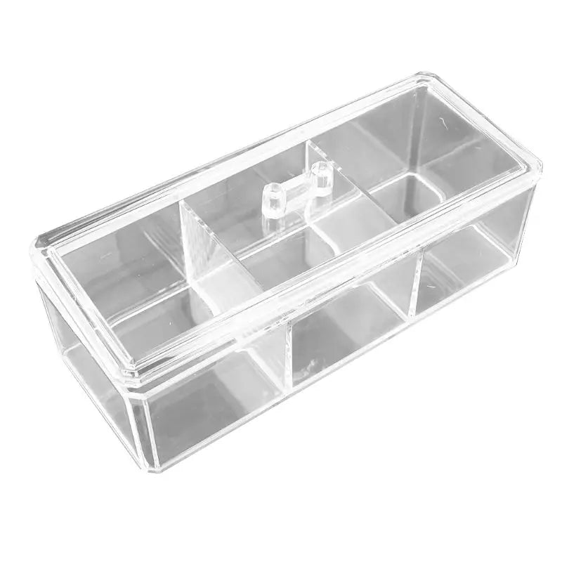 Makeup Cotton Pad Storage Box for Cosmetics Jewelry Bathroom Organizer