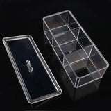 Makeup Cotton Pad Storage Box for Cosmetics Jewelry Bathroom Organizer