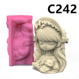 F19D Pen Holder Flower Pot Molds for Crafts