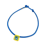Leather Pendant Choker Necklace Heart/Flower/Square Pendant