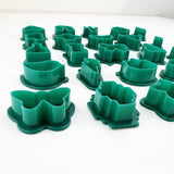 Polymer Clay Cutters Kit with Earring Cards