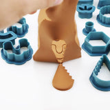 Polymer Clay Cutter Kit with Earring Cards