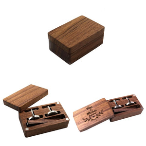 F19D Wood Tie Clip Box for Engagement Proposals